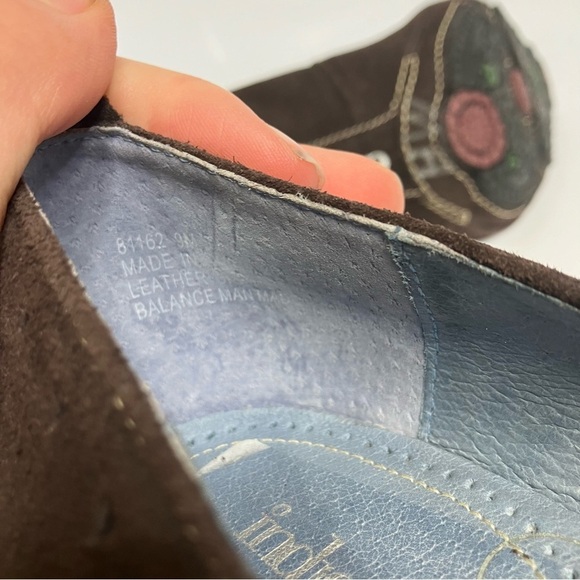 Indigo by Clarks brown suede pointed toe heels dancing shoes size 9 - Picture 7 of 7